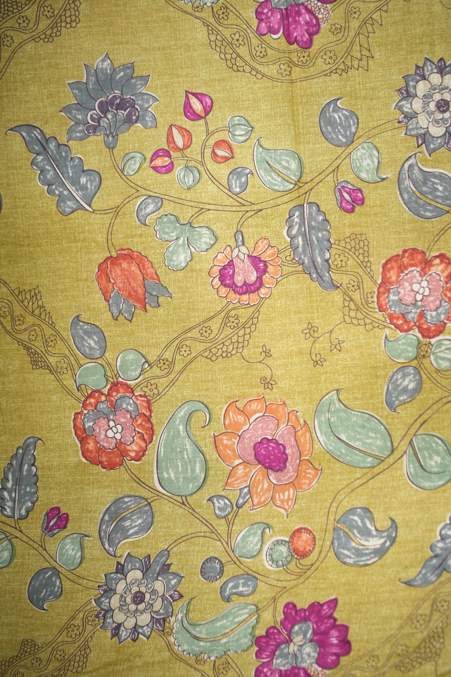 DUSKY FLORAL PRINT FABRIC