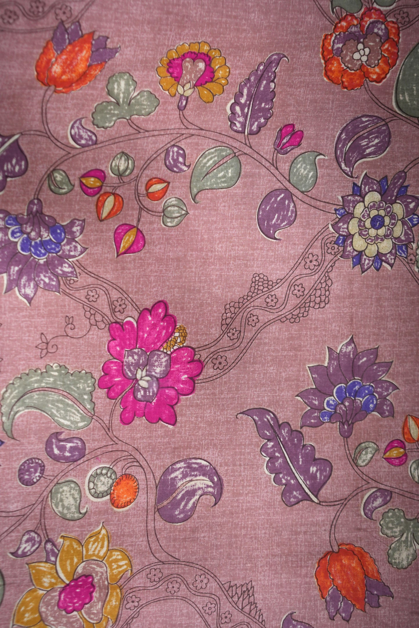 DUSKY FLORAL PRINT FABRIC