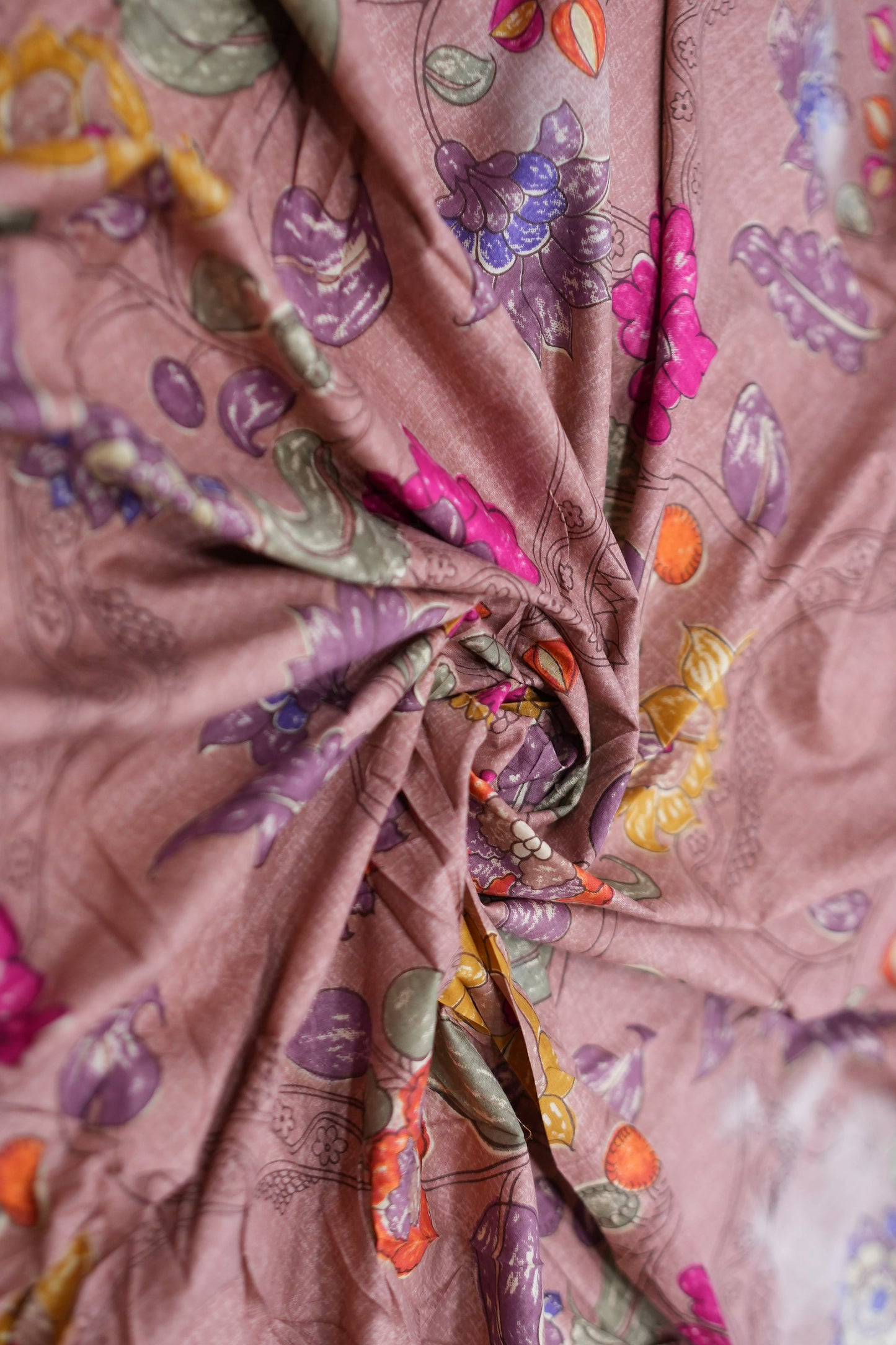 DUSKY FLORAL PRINT FABRIC