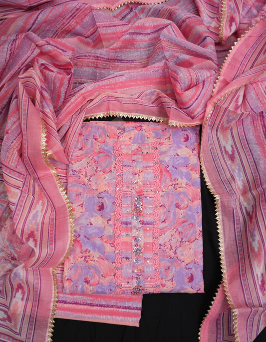 SAWAN SPECIAL COTTON SUIT WITH GOTA PATTI WORK