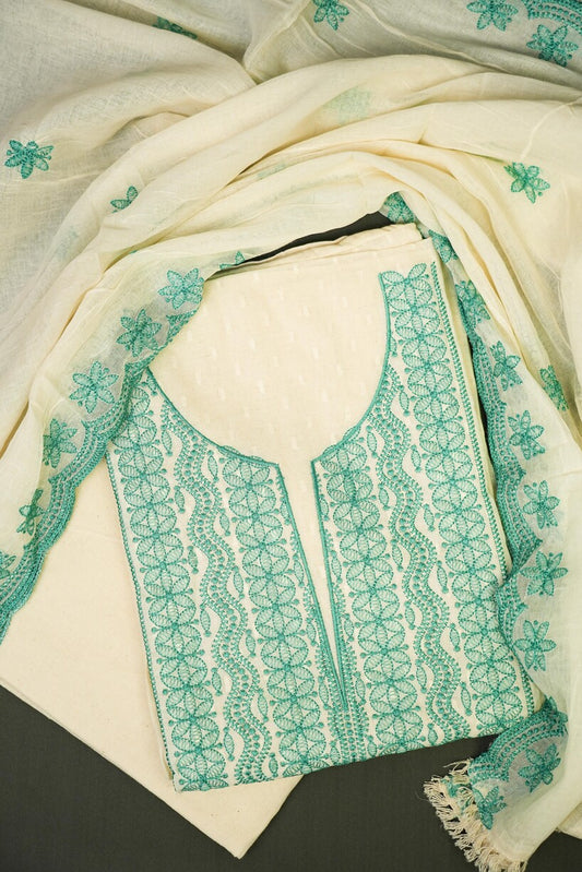 CLASSIC CREAM UNSTITCHED SUIT