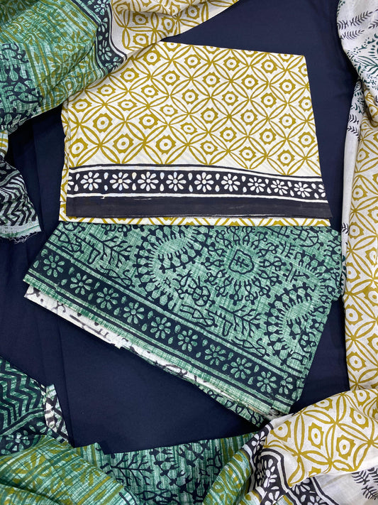 Olive Indigo Artisan Set