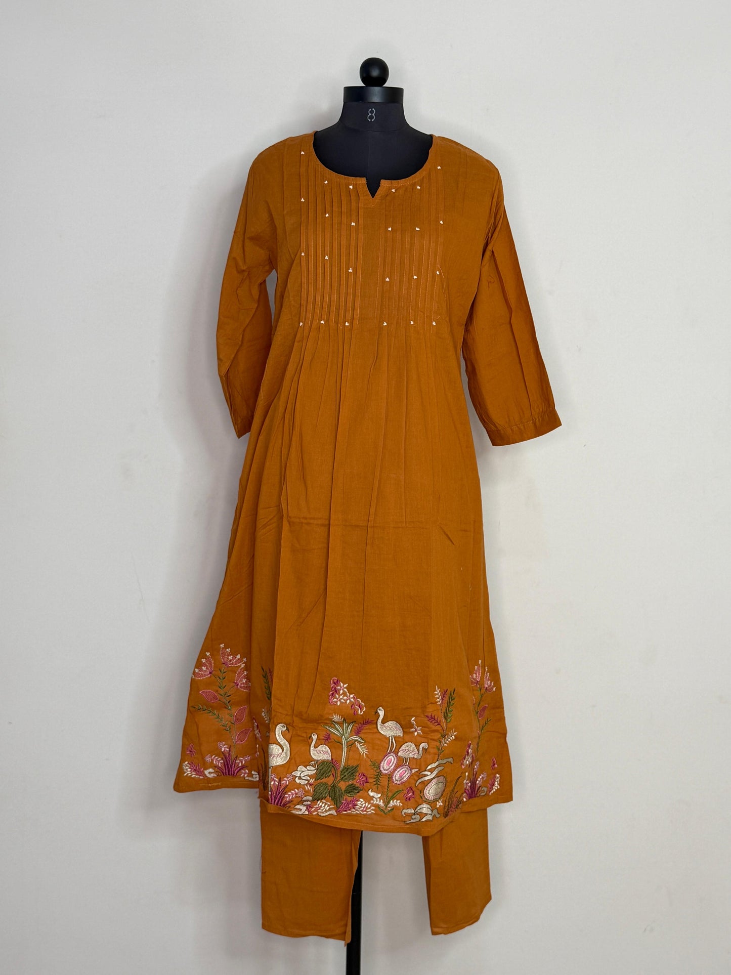 Amber Garden Embroidered Kurta Set
