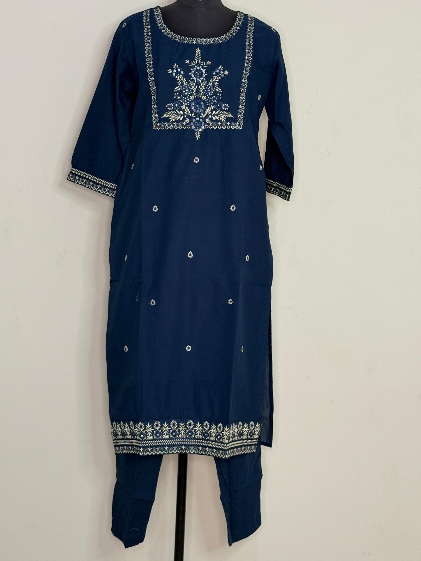 Midnight Indigo Elegance Kurta Set