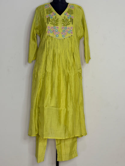 Haritika Bloom Embroidered Kurta Set