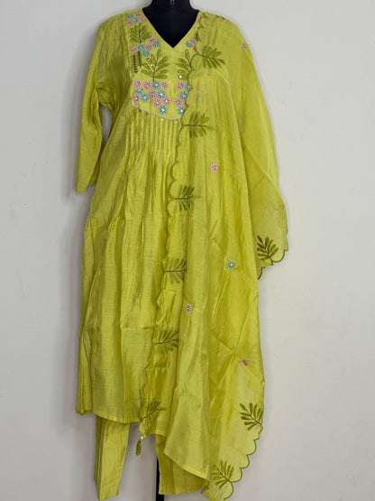 Haritika Bloom Embroidered Kurta Set