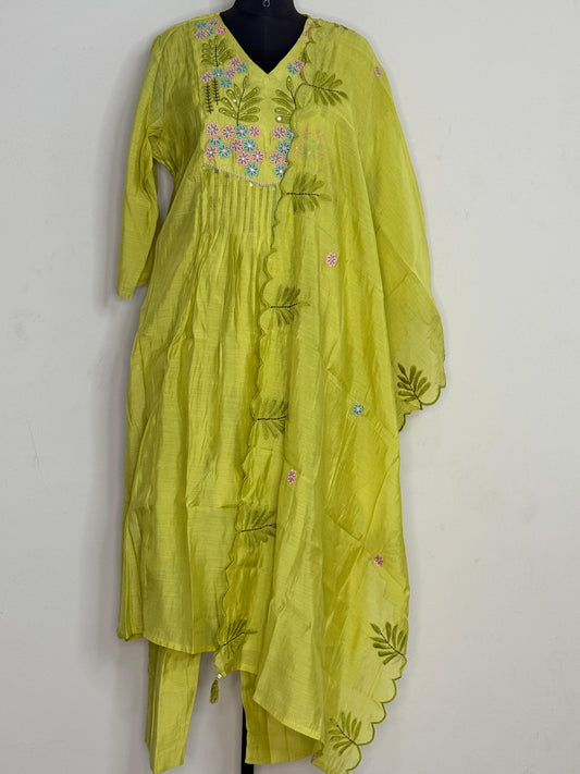Haritika Bloom Embroidered Kurta Set